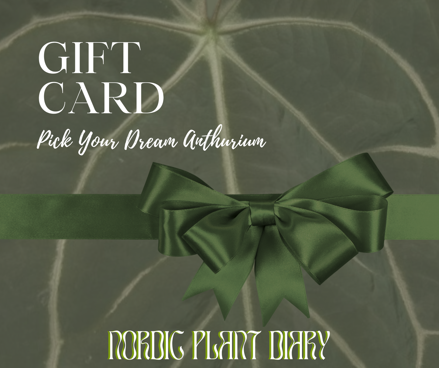 Nordic Plant Diary gift card